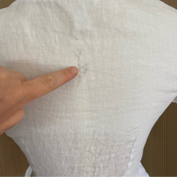 H&M Linen Wrap Top Women’s Size XS - Picture 5 of 10